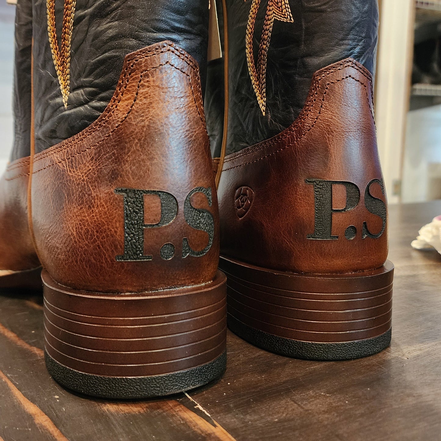 Monogrammed Boot&ShoesThe Shoe Man With Angels Custom Creations