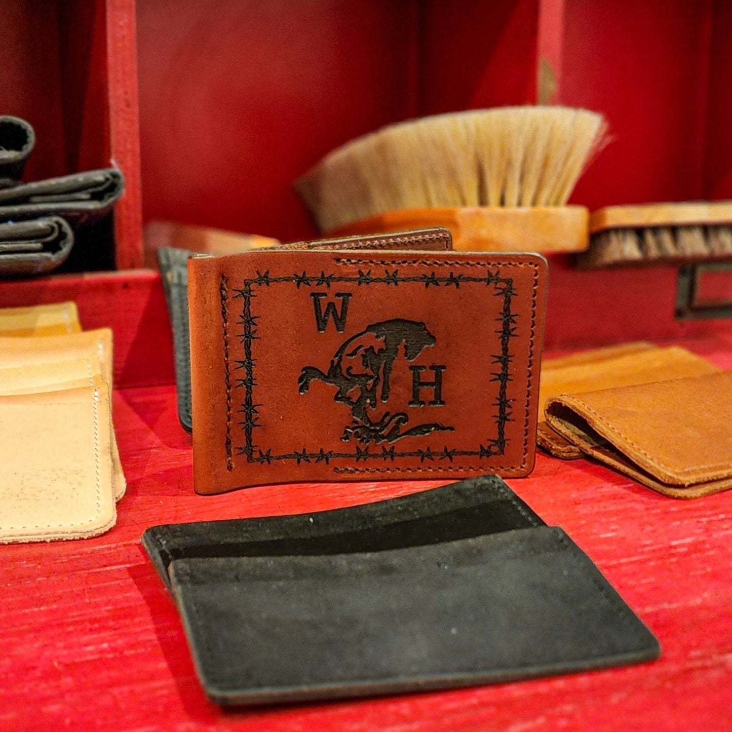 Bi - Fold WalletThe Shoe Man With Angels Custom Creations