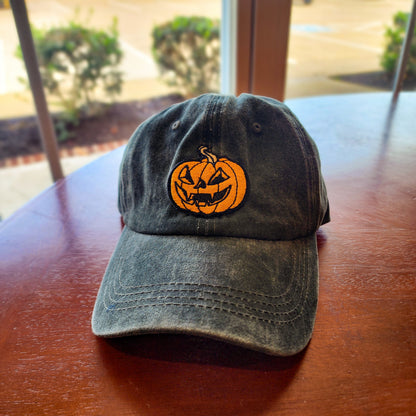 JACK - O - LANTERN BASEBALL CAPThe Shoe Man With Angels Custom Creations