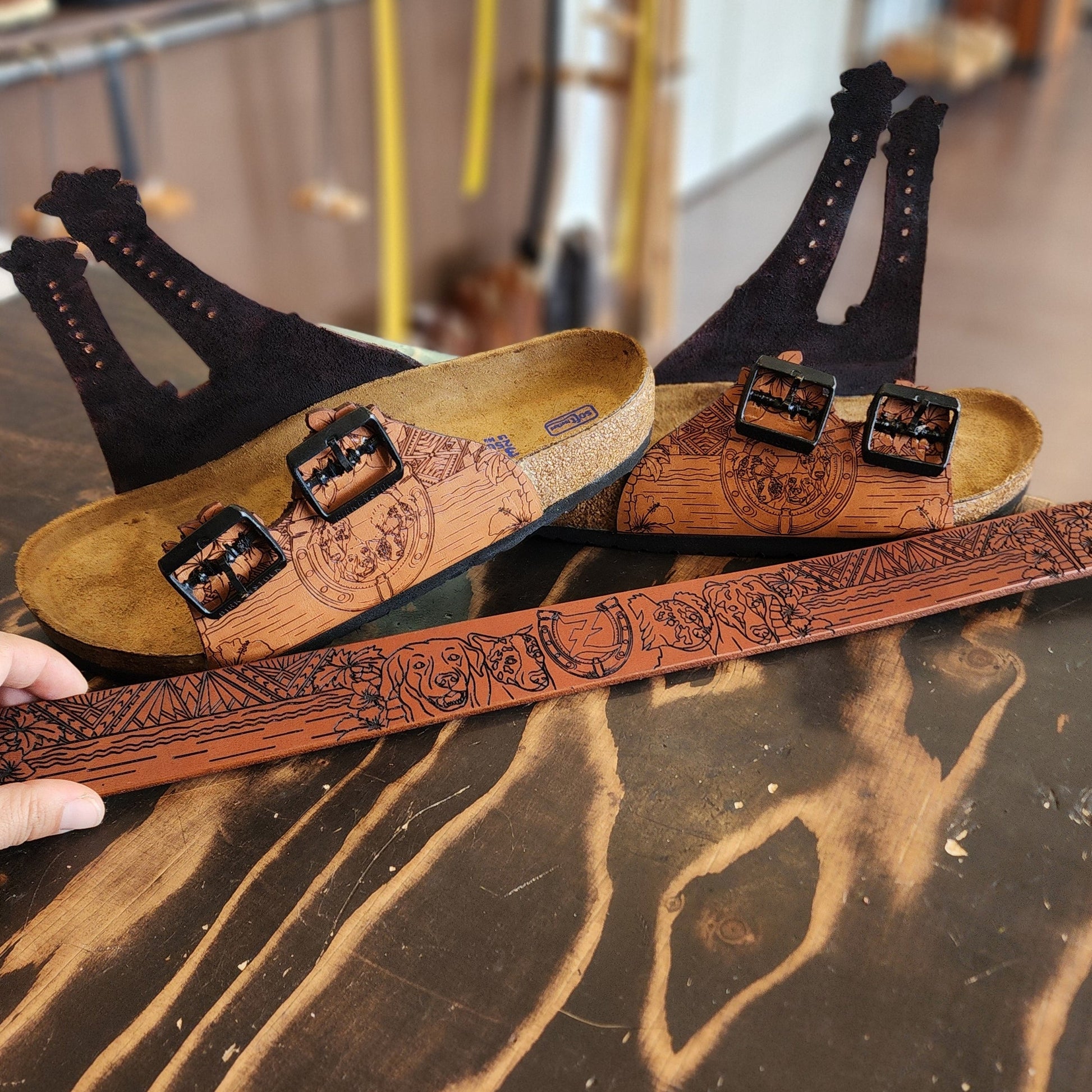 Customized Leather BeltsThe Shoe Man With Angels Custom Creations