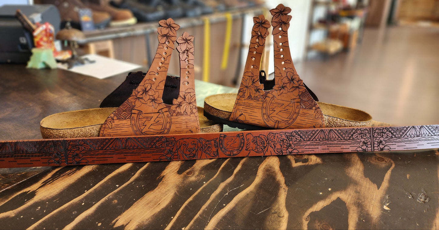 Customized Leather BeltsThe Shoe Man With Angels Custom Creations