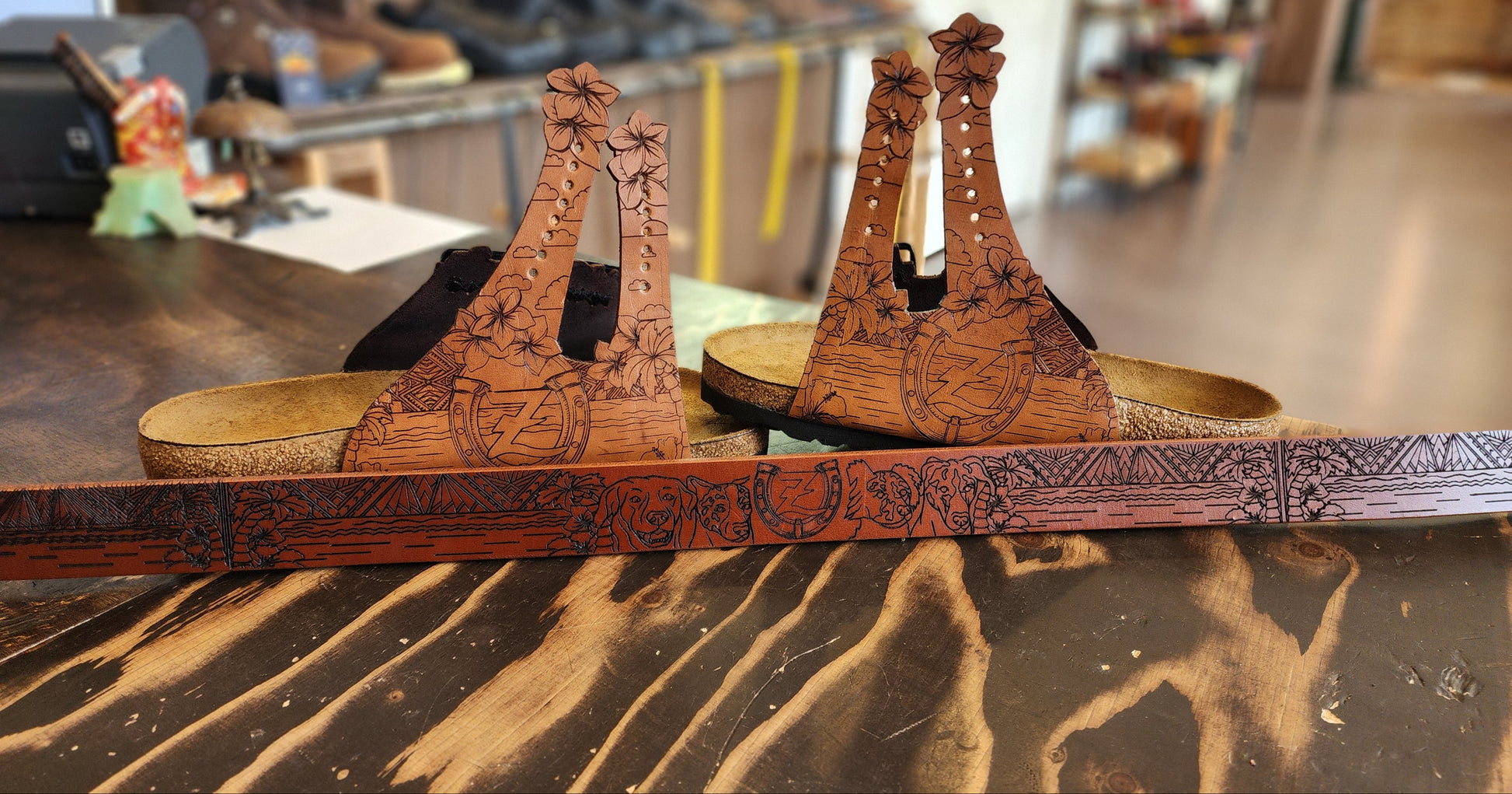 Customized Leather BeltsThe Shoe Man With Angels Custom Creations