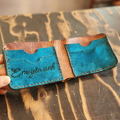 Bi - Fold WalletThe Shoe Man With Angels Custom Creations