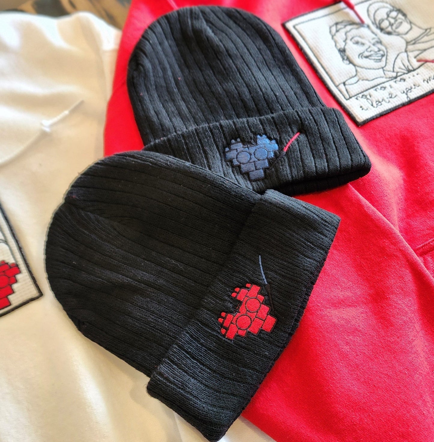 Custom Embroidery for BeaniesThe Shoe Man With Angels Custom Creations