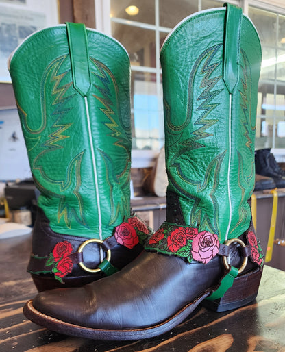 Custom Leather Boot StrapThe Shoe Man With Angels Custom Creations