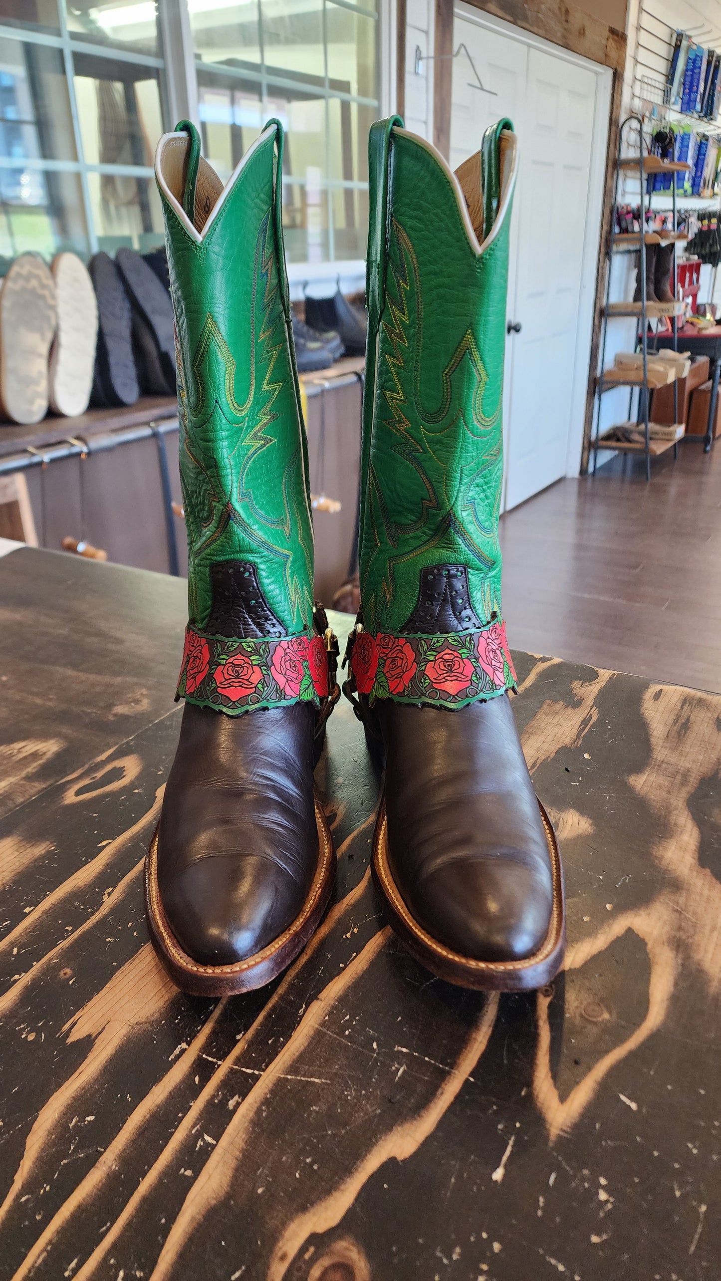 Custom Leather Boot StrapThe Shoe Man With Angels Custom Creations