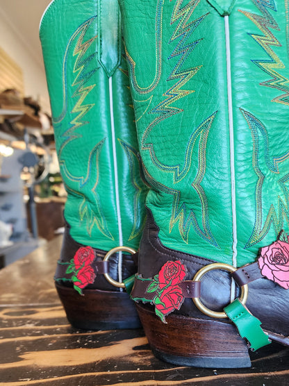 Custom Leather Boot StrapThe Shoe Man With Angels Custom Creations