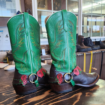 Custom Leather Boot StrapThe Shoe Man With Angels Custom Creations