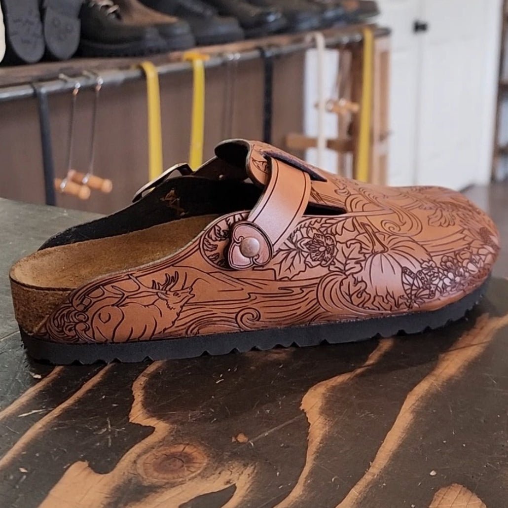 Custom Leather ClogsThe Shoe Man With Angels Custom Creations