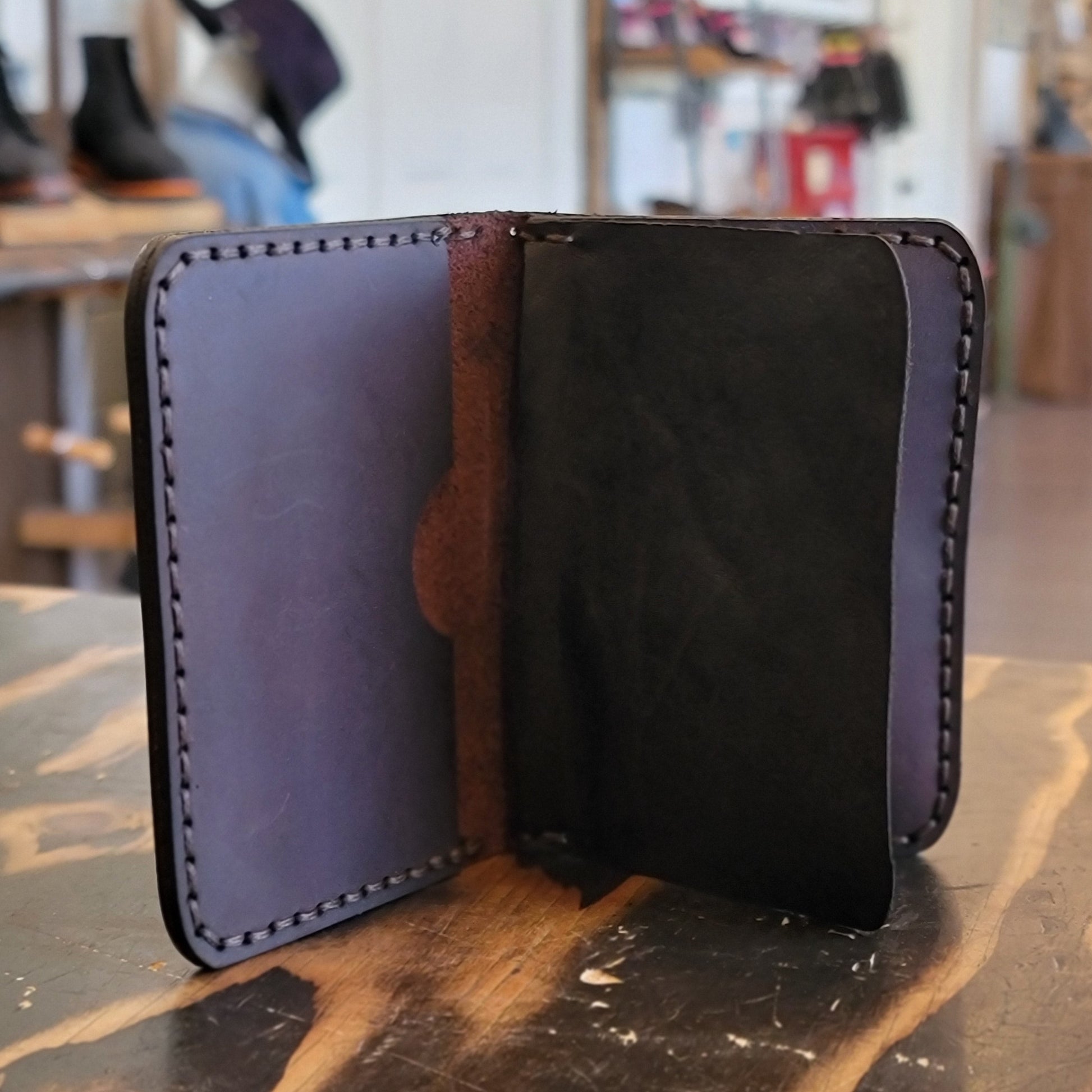 Bi - Fold WalletThe Shoe Man With Angels Custom Creations