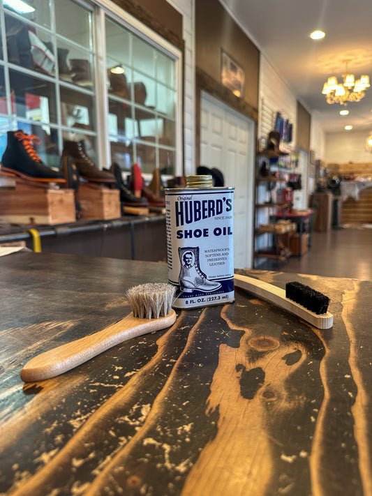 Huberds Shoe Oil Conditioner and WaterprooferThe Shoe Man With Angels Custom Creations