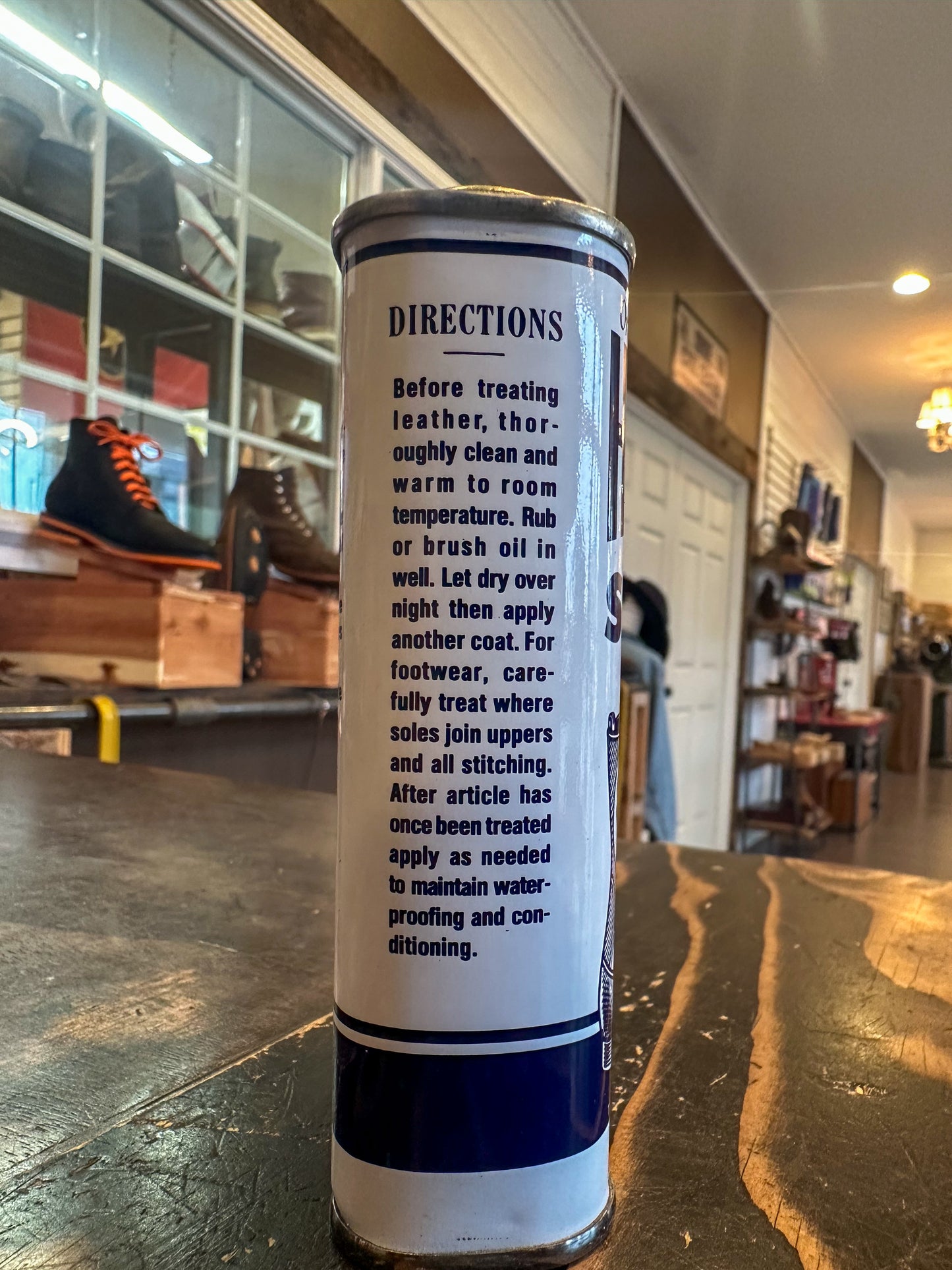 Huberds Shoe Oil Conditioner and WaterprooferThe Shoe Man With Angels Custom Creations