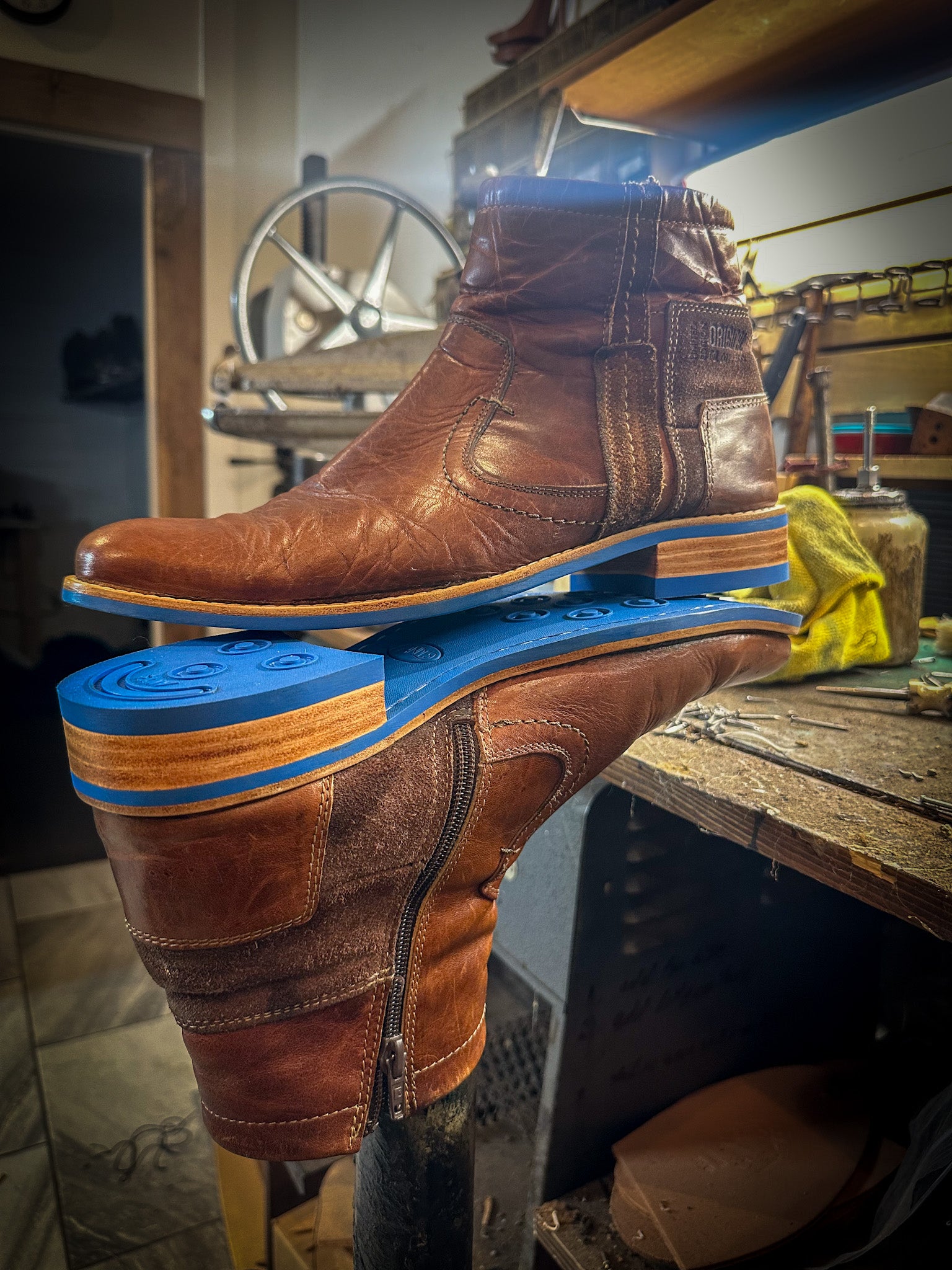 The Andes Rubber SoleThe Shoe Man With Angels Custom Creations
