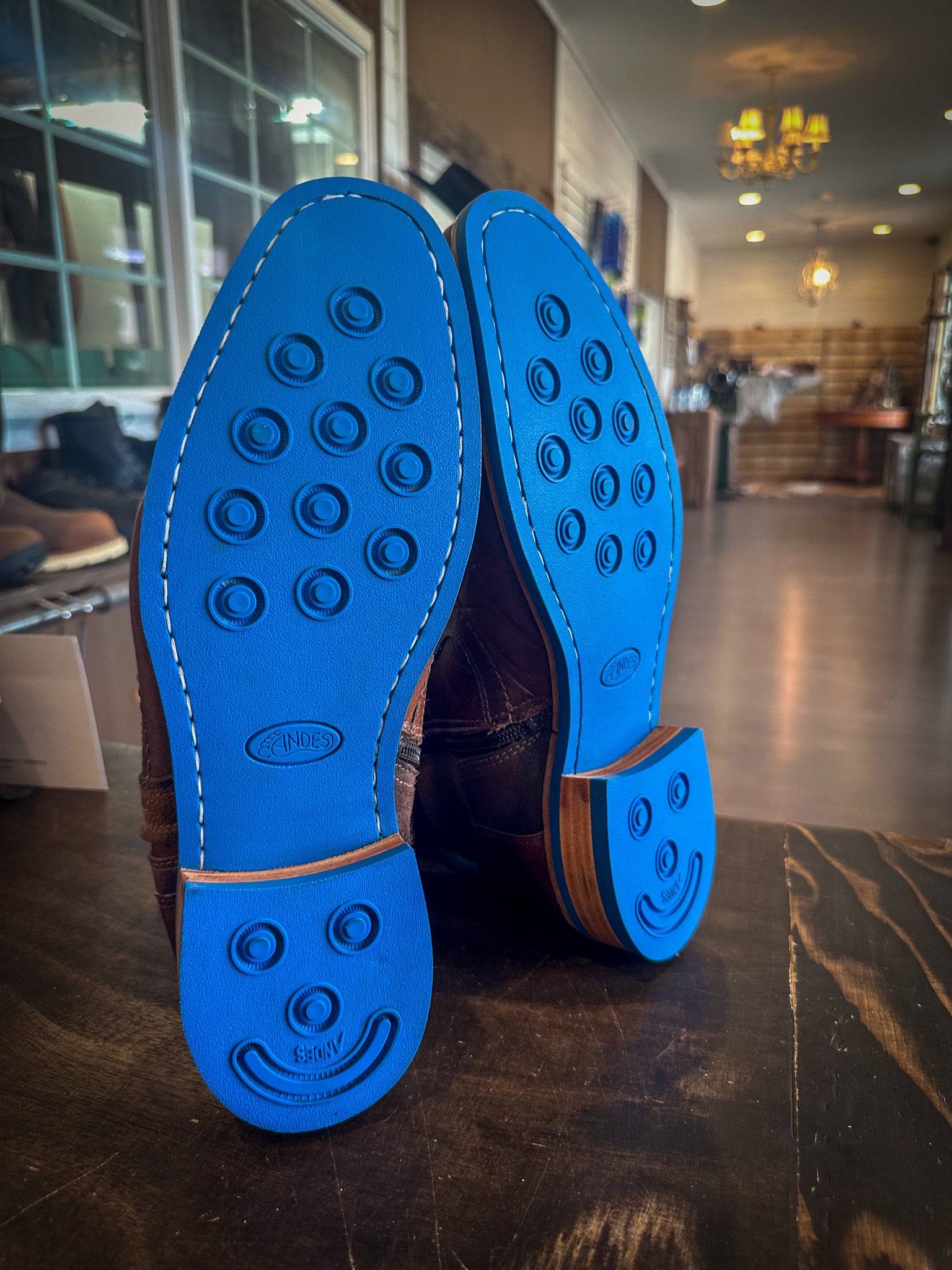 The Andes Rubber SoleThe Shoe Man With Angels Custom Creations