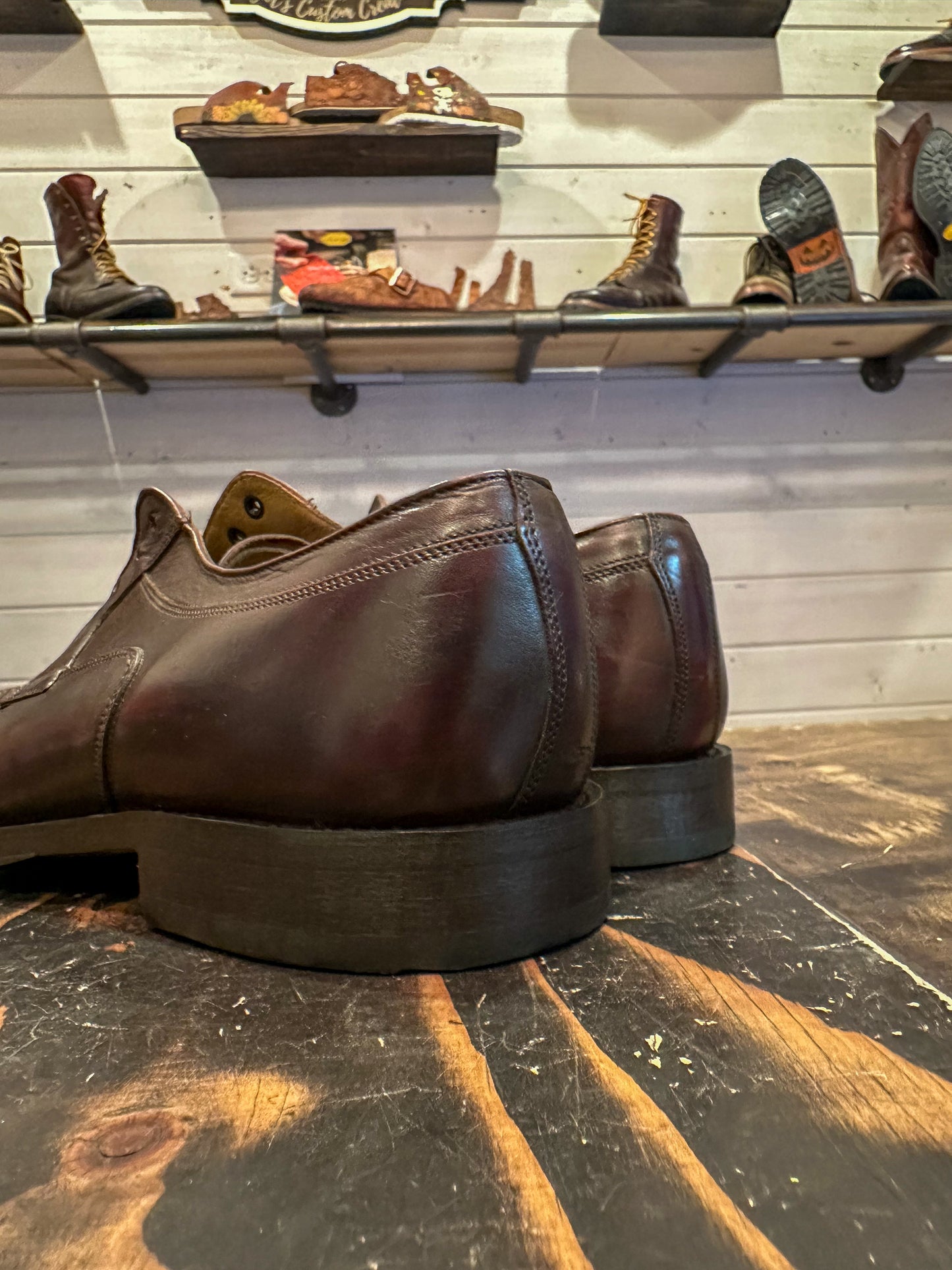 Vintage Johnston & Murphy Split Toe Dress Shoes 9 D/BThe Shoe Man With Angels Custom Creations