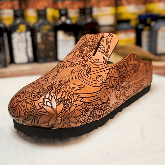 Custom Leather ClogsThe Shoe Man With Angels Custom Creations