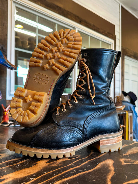 The Vibram LoggerThe Shoe Man With Angels Custom Creations